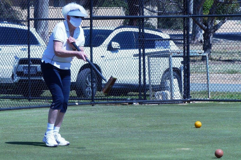 Two game winner ... Tricia Newman had a couple of great scores in association pennant last Wednesday.