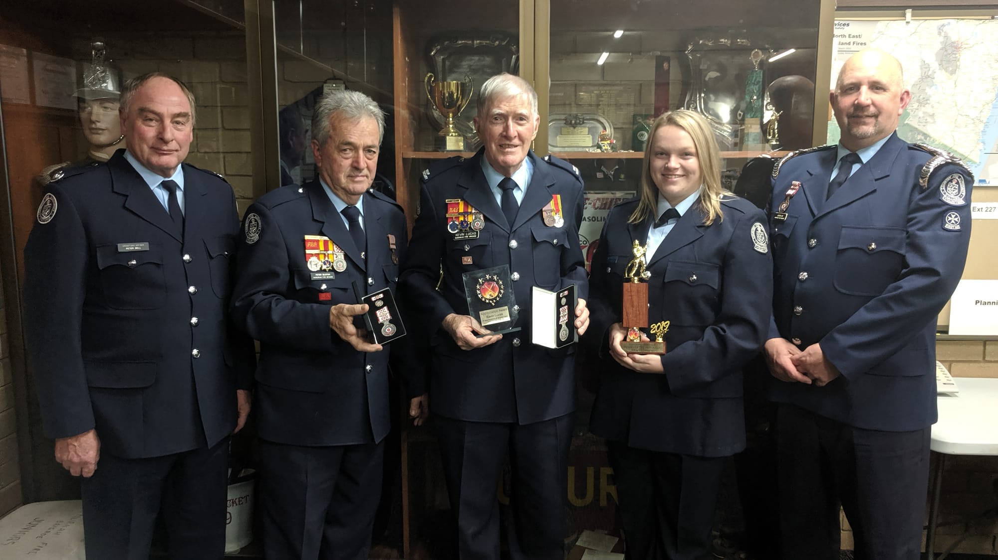 Local firies honoured at Numurkah CFA annual awards