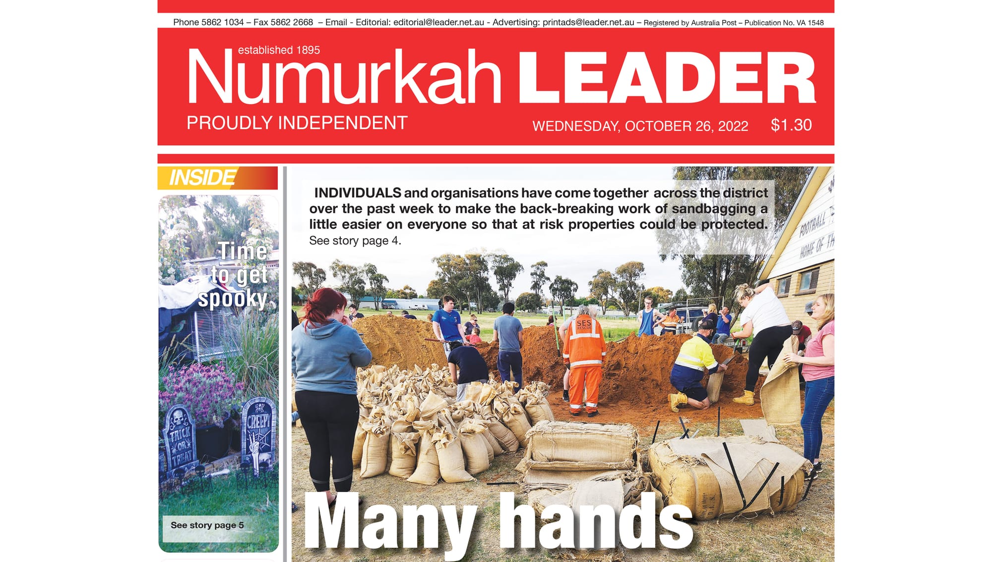 Numurkah Leader digital edition: October 26 2022