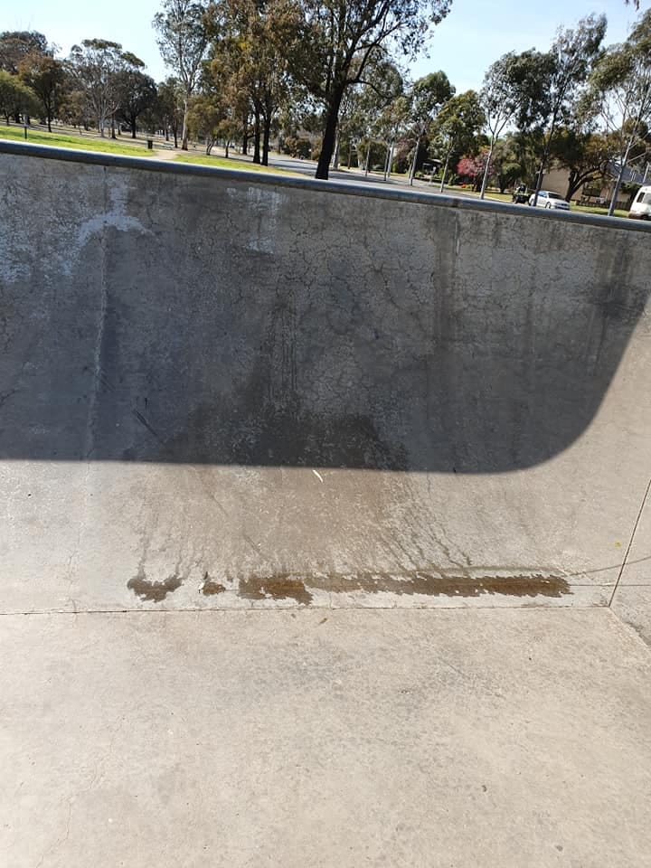 Skate park vandalised