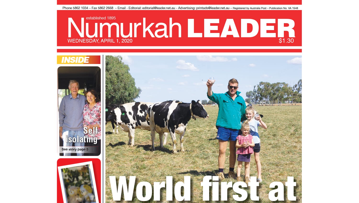 Numurkah Leader digital edition: April 1 2020