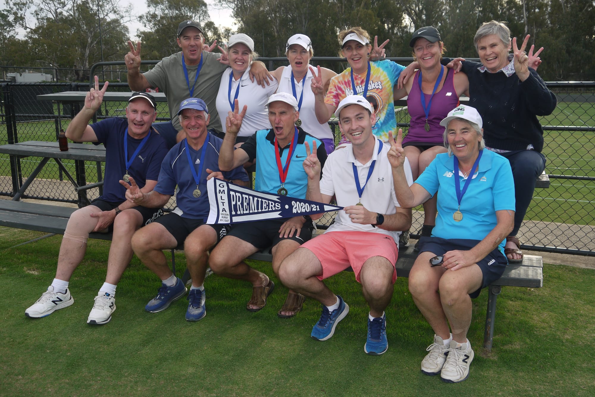 Winners are grinners ...Nathalia reversed their fortunes in just a few weeks to serve up a thumping to Numurkah in Saturday’s final. 
