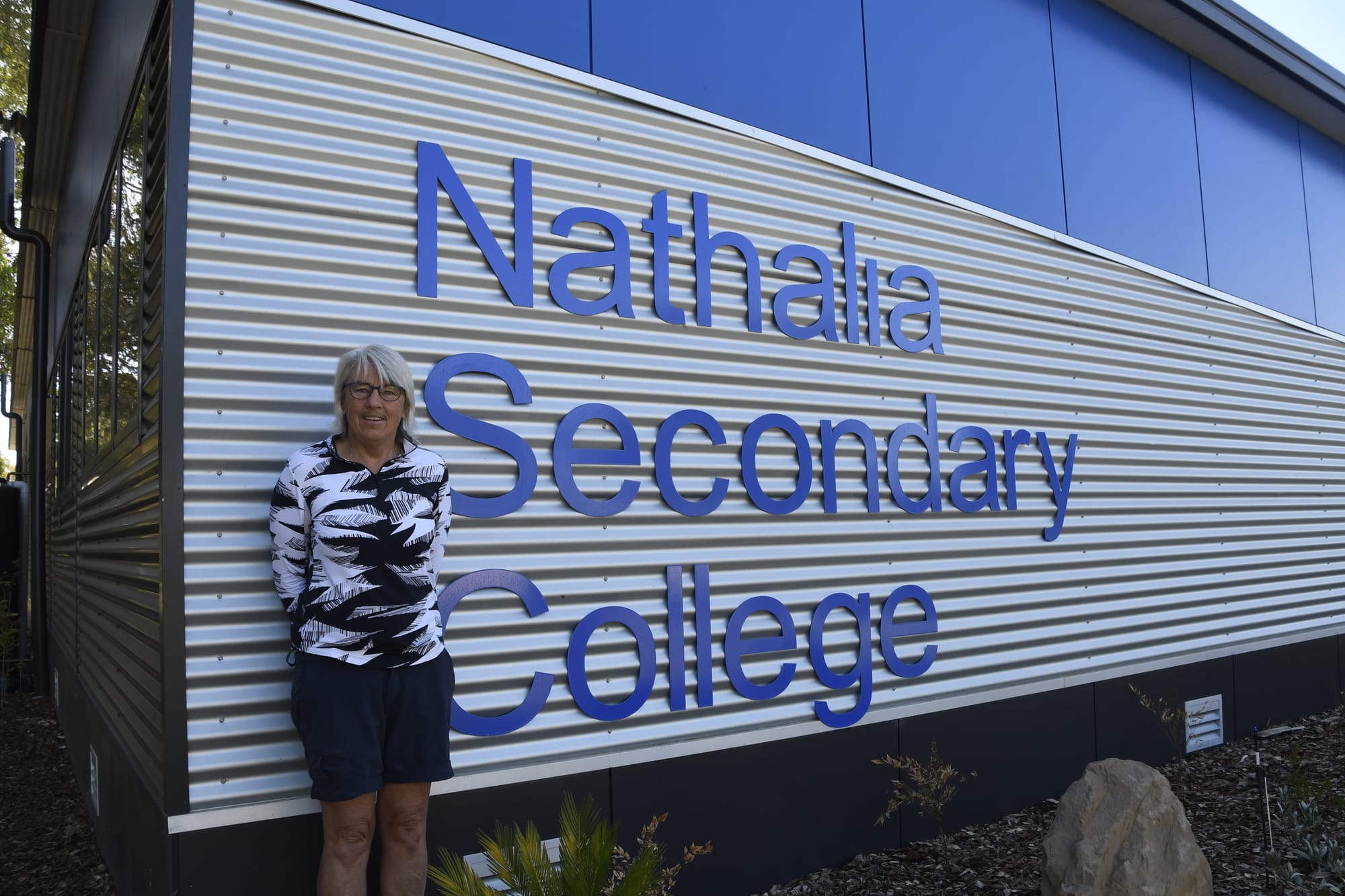 Proud as punch ... Nathalia Secondary Principal Helen Ginnivan lauded the year 12 students’ hard work during the toughest of years to complete VCE. 