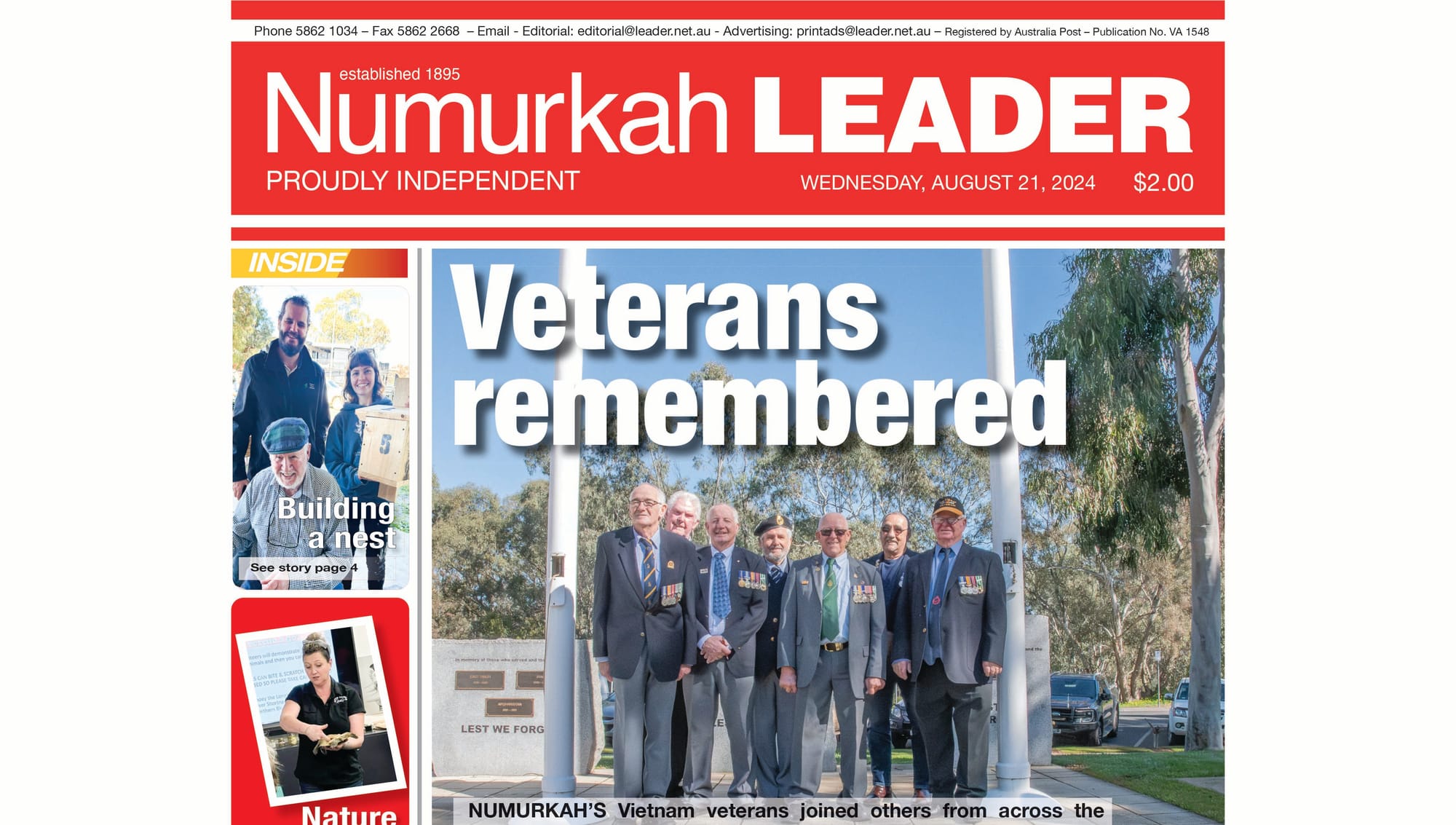 Numurkah Leader Digital Edition August 21 2024