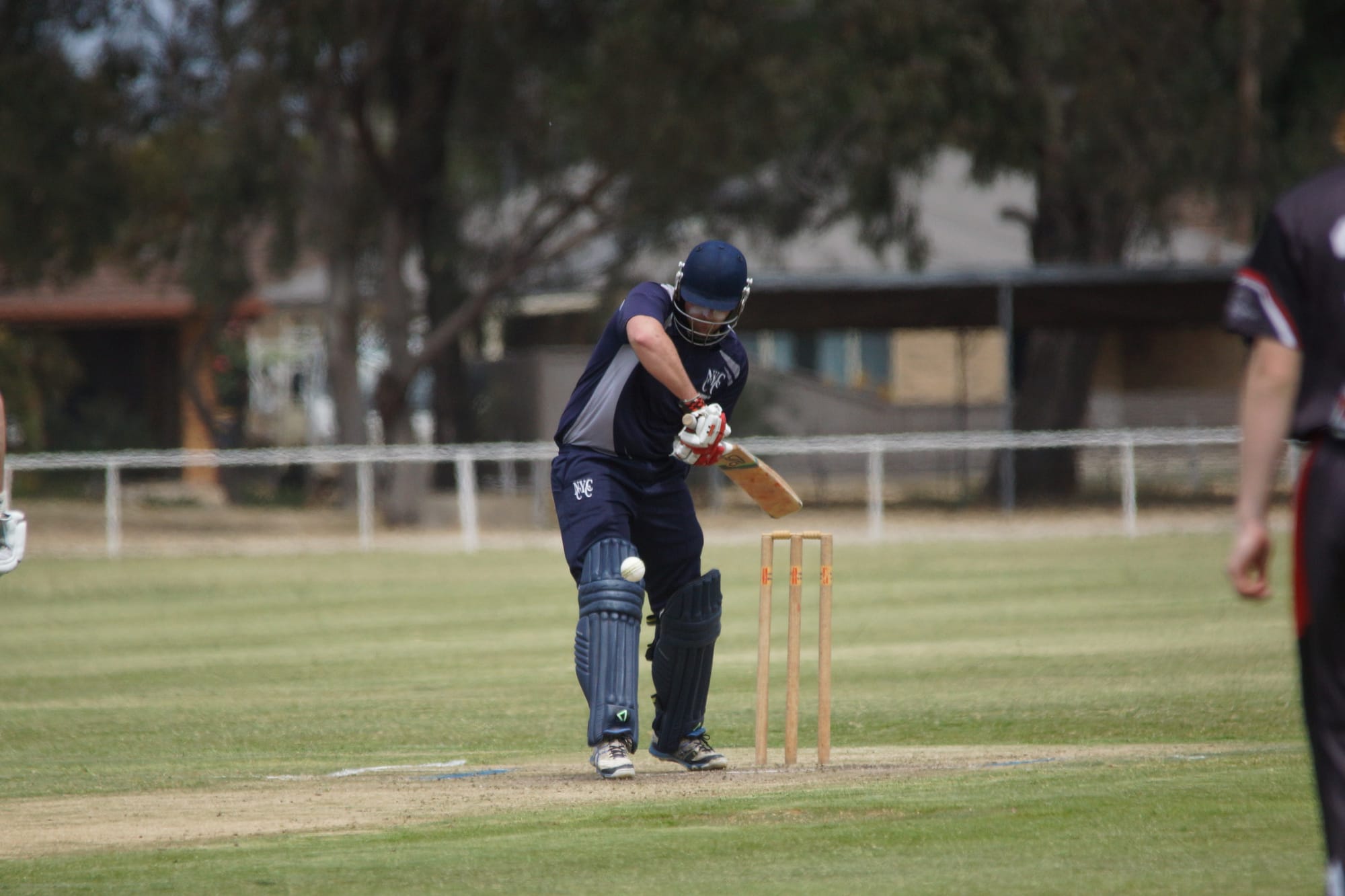 In great touch … Dylan Grandell takes off for another run on his way to a fine 63.