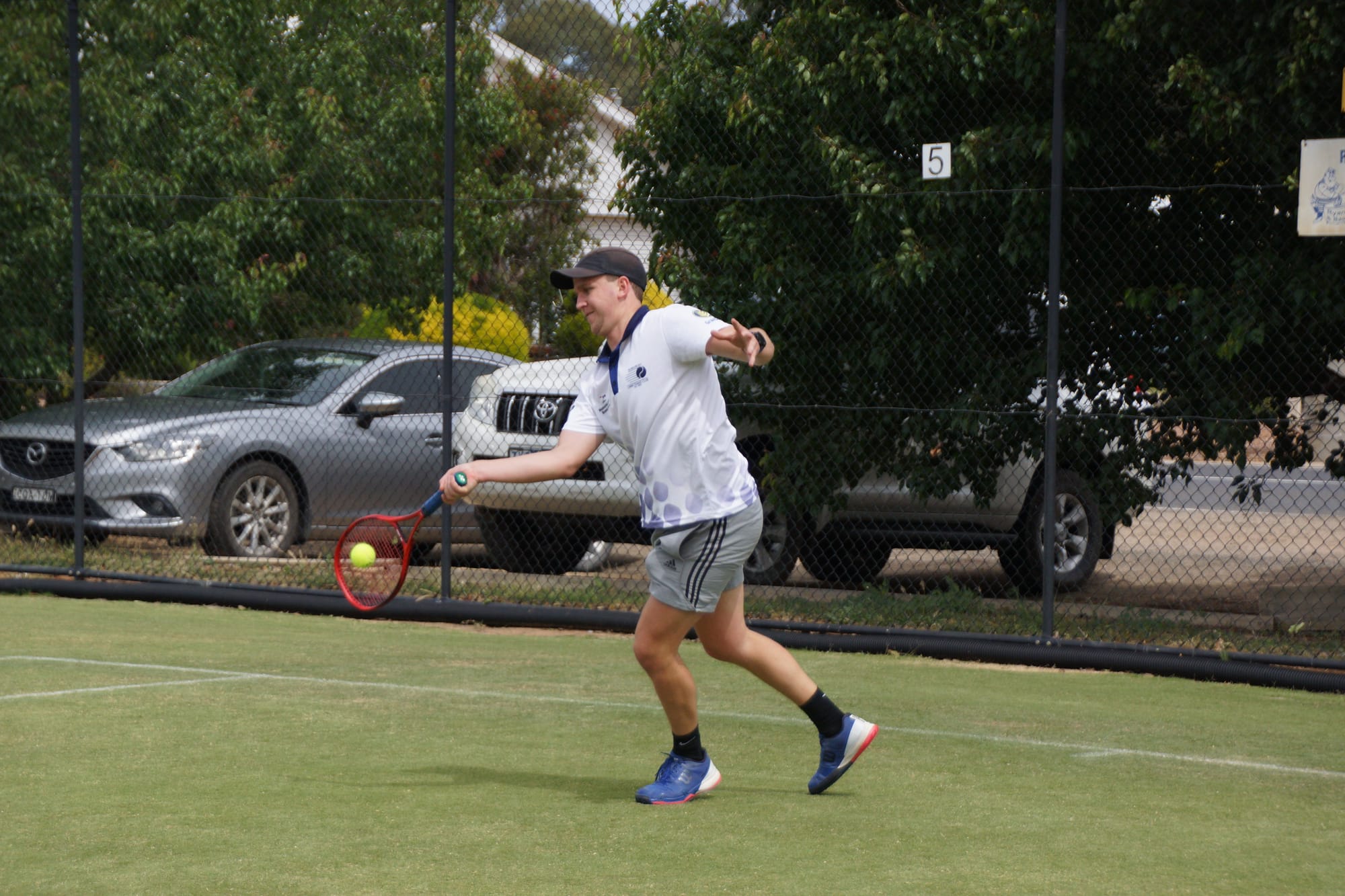 Two out of three ‘aint bad ... Elliott Small just missed out on winning all of his three sets for the Raiders on Saturday.