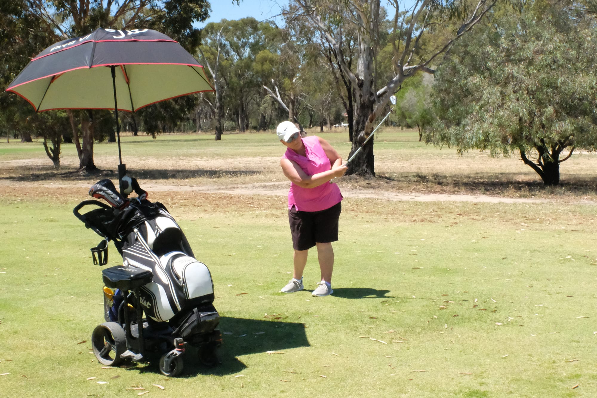 Bright spark ... Bev McIntosh played a terrific round of golf last Wednesday, to win the day’s event.