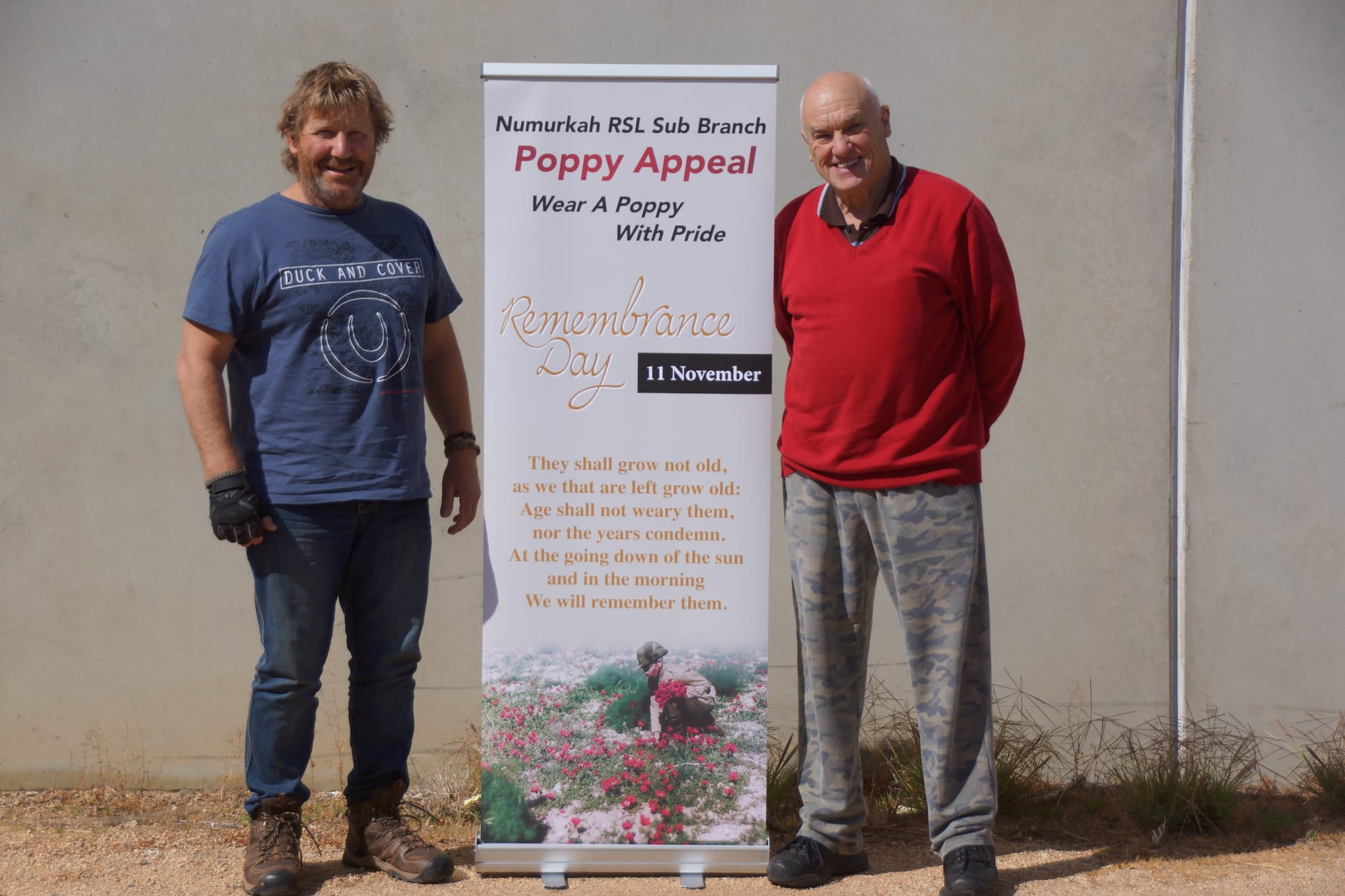 Help sell poppies and help a local