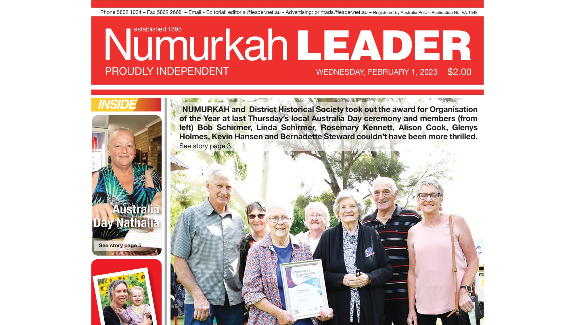 Numurkah Leader digital edition: February 1 2023
