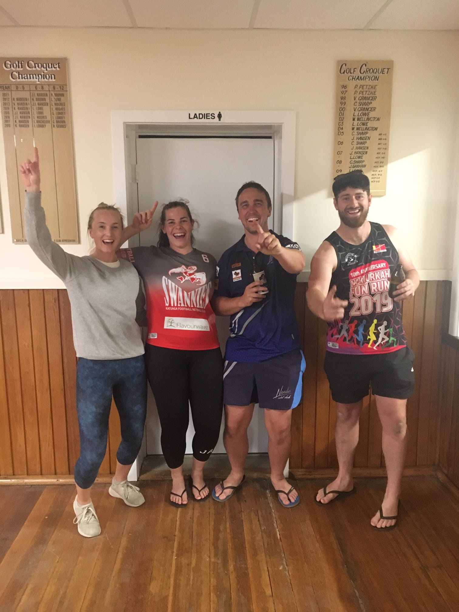 Showtime ... Emily Ryan, Michelle Vandengoor, Keegan Ryan and Dan Buzza.