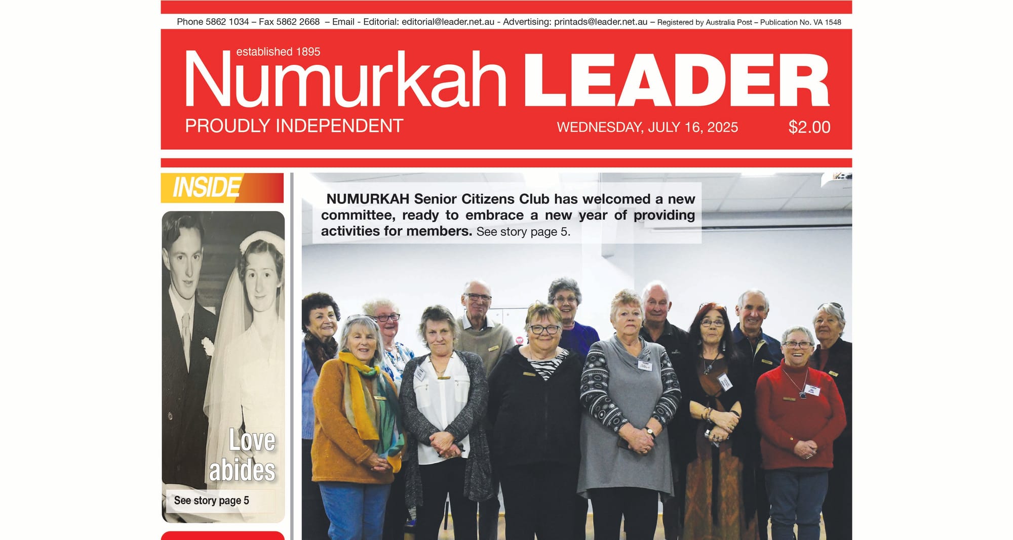 Numurkah Leader Digital Edition July 16 2025