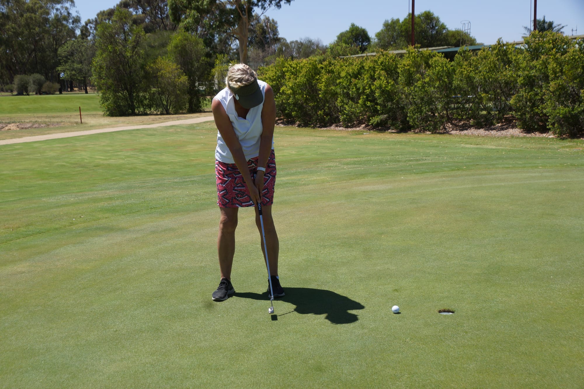 Could’ve been more ... Di Davies won Saturday’s golf with a terrific score.