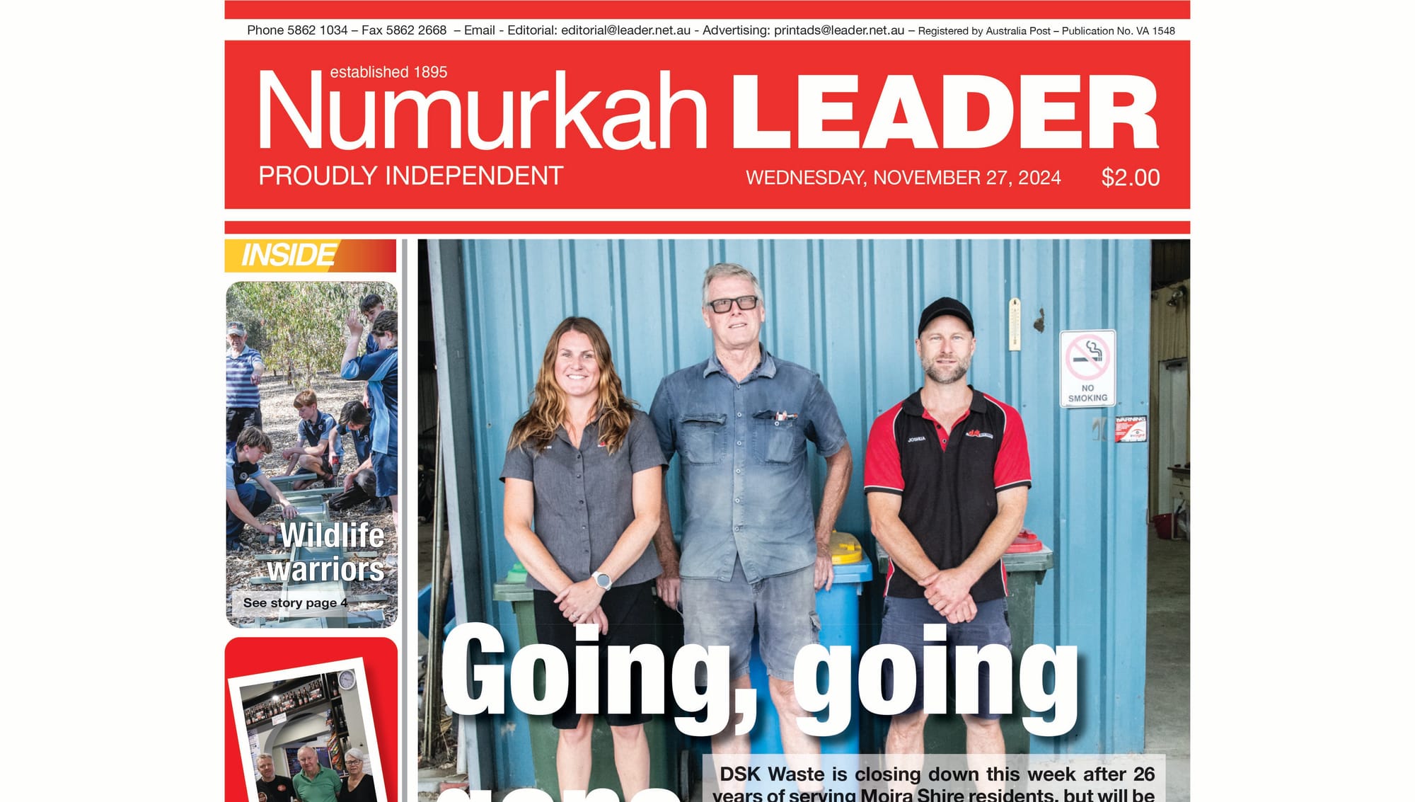 Numurkah Leader Digital Edition November 27 2024