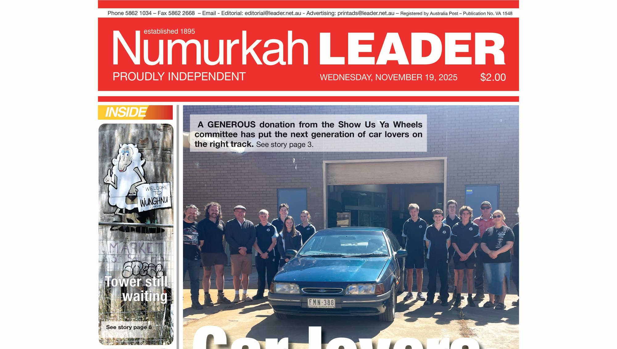 Numurkah Leader Digital Edition November 19 2025
