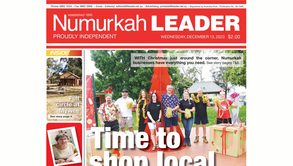Numurkah Leader digital edition: December 13 2023 post image