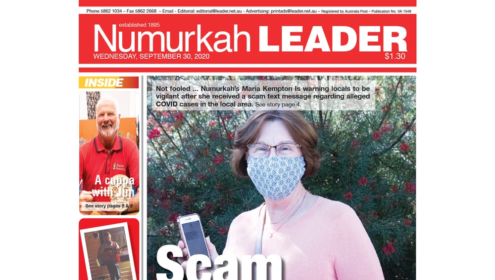 Numurkah Leader digital edition: September 30 2020 post image