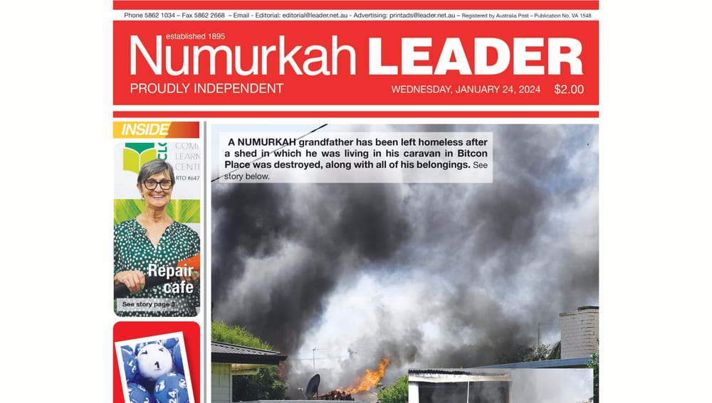 Numurkah Leader digital edition: January 24 2024 post image