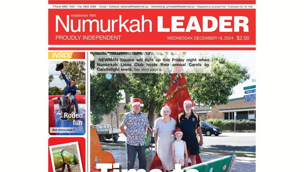 Numurkah Leader Digital Edition December 18 2024 post image