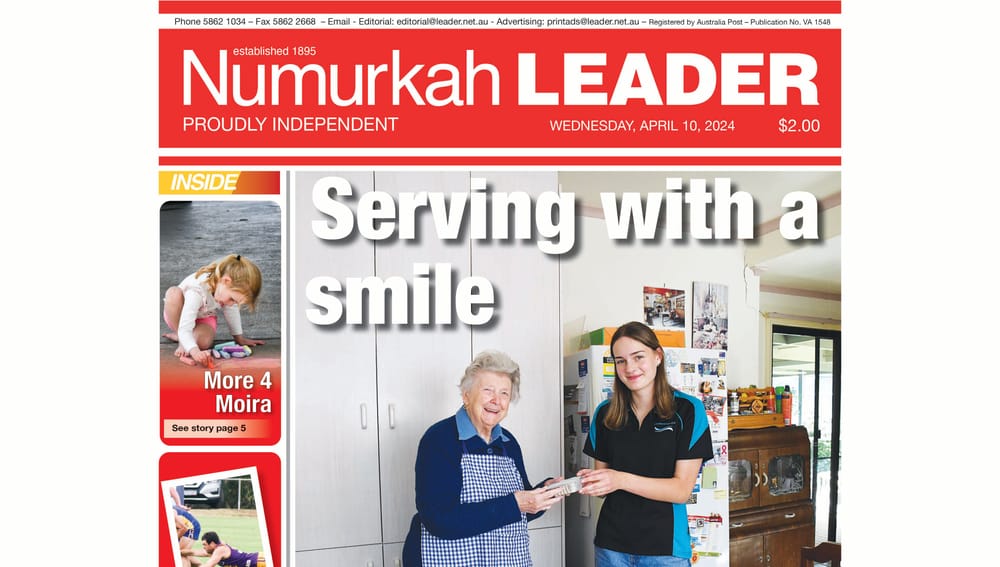 Numurkah Leader Digital Edition April 10 2024 post image
