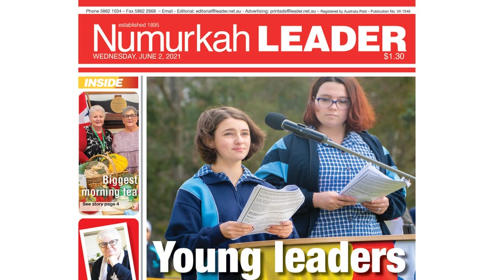 Numurkah Leader digital edition: June 2 2021 post image