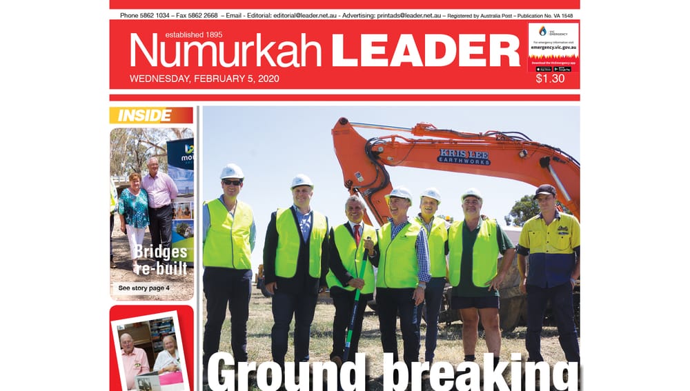 Numurkah Leader digital edition: February 5 2020 post image