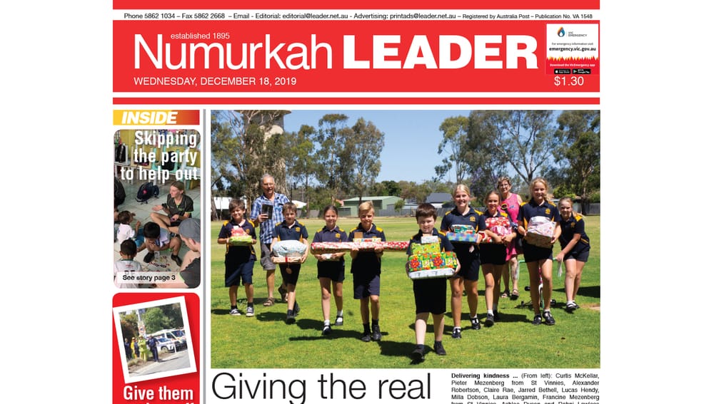 Numurkah Leader digital edition: December 18 2019 post image