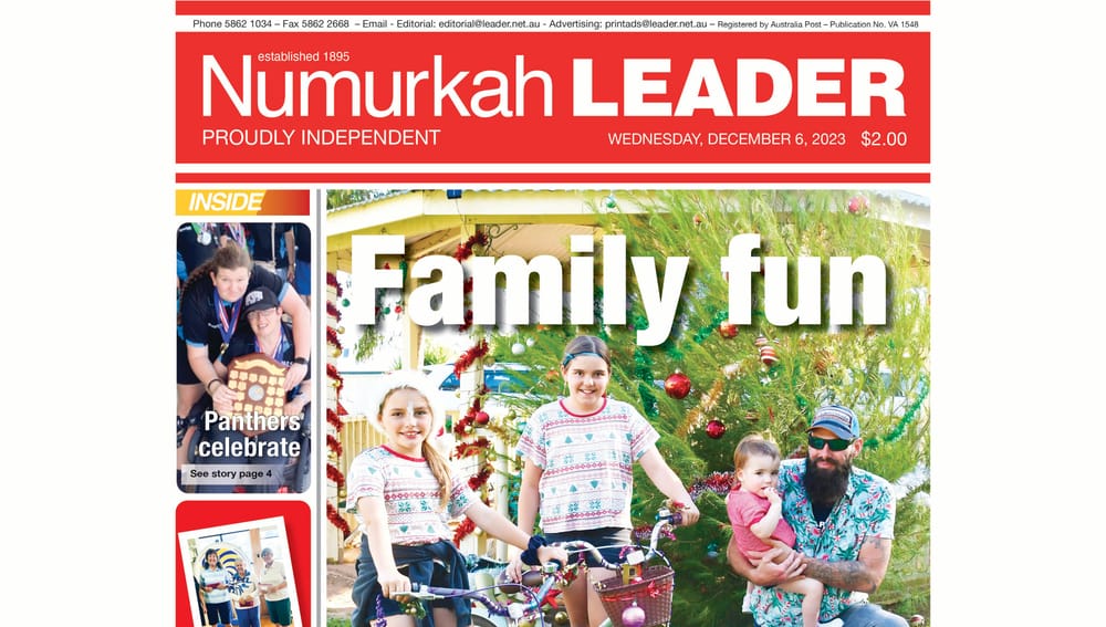 Numurkah Leader digital edition: December 6 2023 post image
