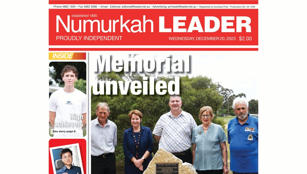 Numurkah Leader digital edition: December 20 2023 post image