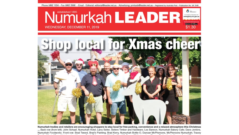 Numurkah Leader digital edition: December 11 2019 post image