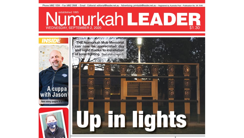 Numurkah Leader digital edition: Setember 2 2020 post image