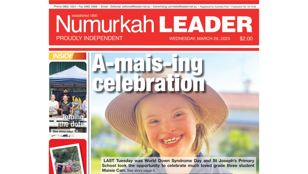 Numurkah Leader digital edition: March 29 2023 post image
