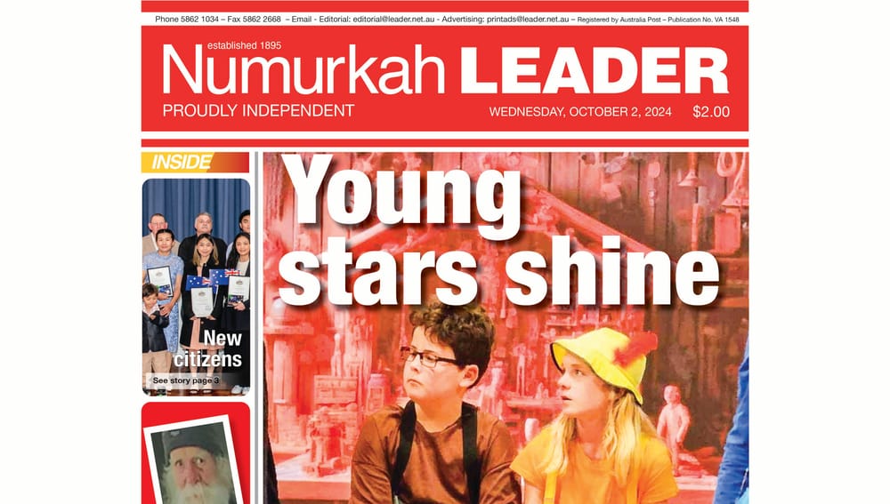 Numurkah Leader Digital Edition October 2 2024 post image