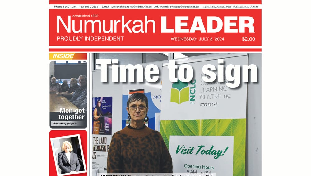 Numurkah Leader Digital Edition July 3 2024 post image