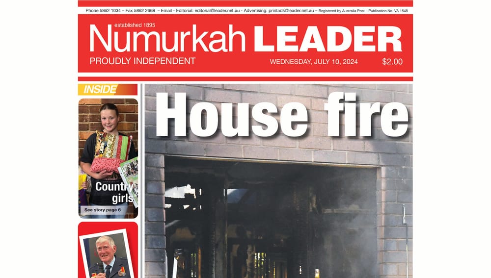 Numurkah Leader Digital Edition July 10 2024 post image