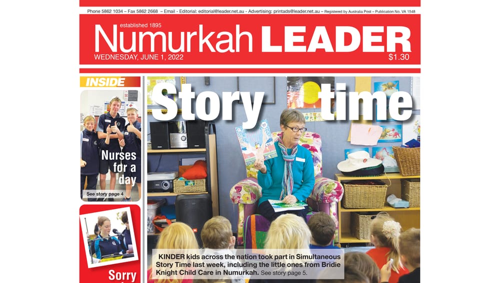 Numurkah Leader digital edition: June 1 2022 post image