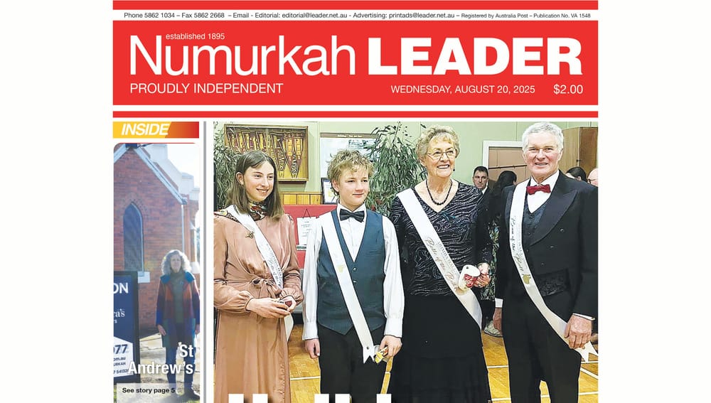 Numurkah Leader Digital Edition August 20 2025 post image