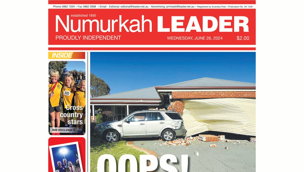 Numurkah Leader Digital Edition June 26 2024 post image