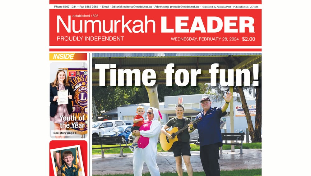 Numurkah Leader digital edition: February 28 2024 post image