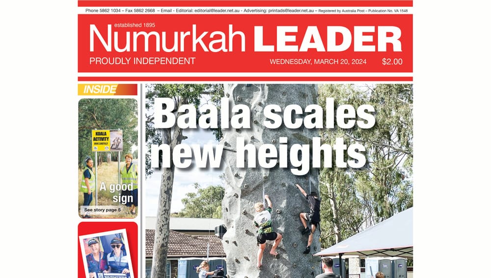 Numurkah Leader digital edition: March 20 2024 post image
