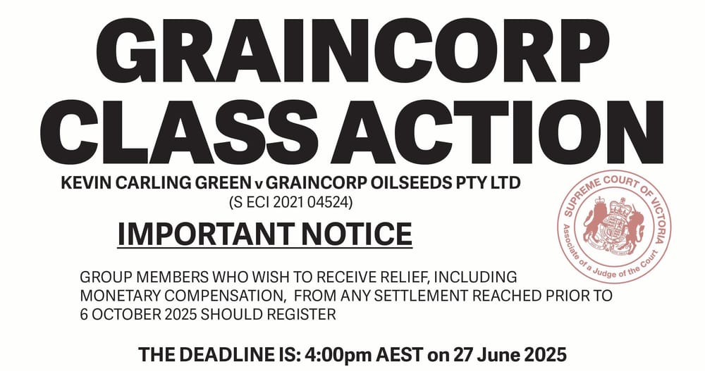 GrainCorp Class Action post image