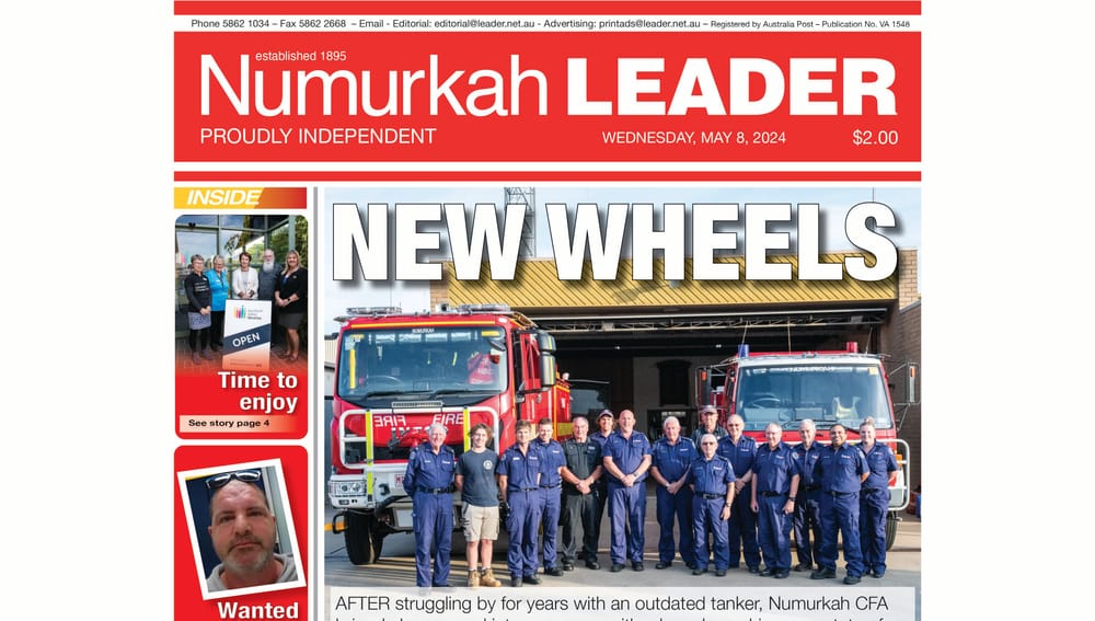 Numurkah Leader Digital Edition May 8 2024 post image