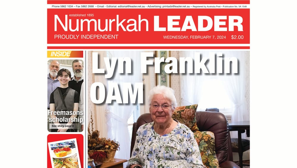 Numurkah Leader digital edition: February 7 2024 post image