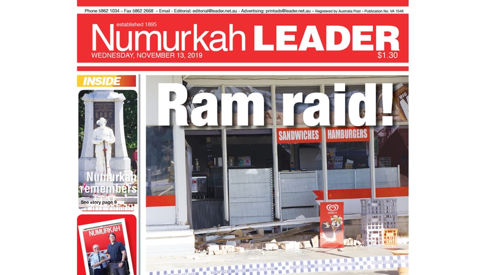 Numurkah Leader digital edition: November 13 2019 post image