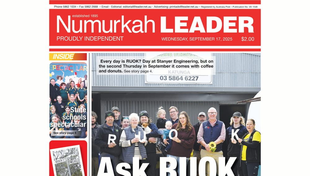 Numurkah Leader Digital Edition September 17 2025 post image