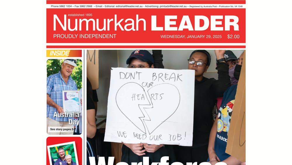 Numurkah Leader Digital Edition January 29 2025 post image