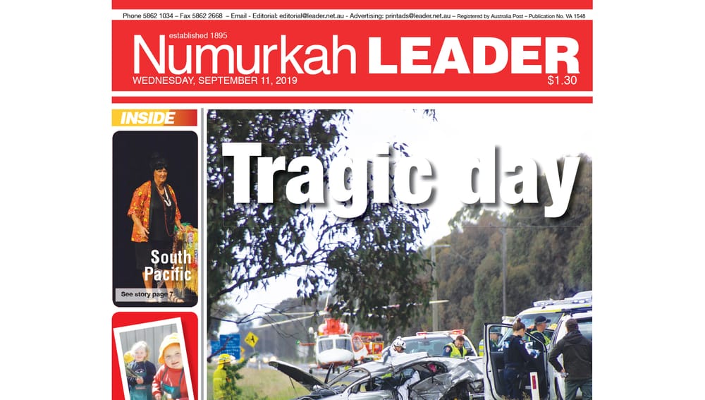Numurkah Leader digital edition: September 11 2019 post image