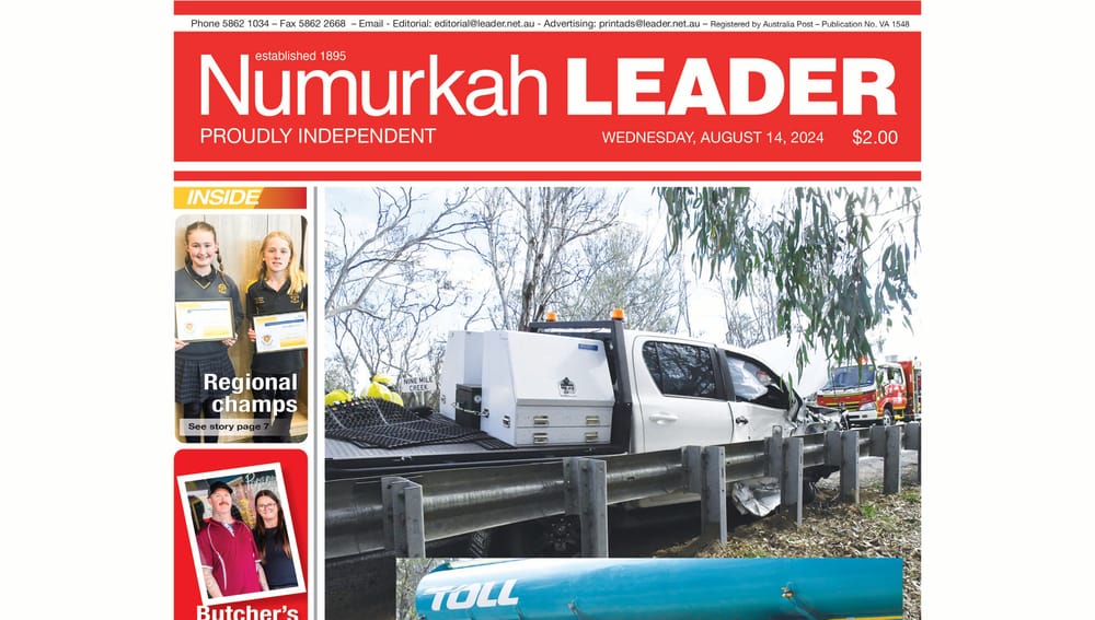 Numurkah Leader Digital Edition August 14 2024 post image