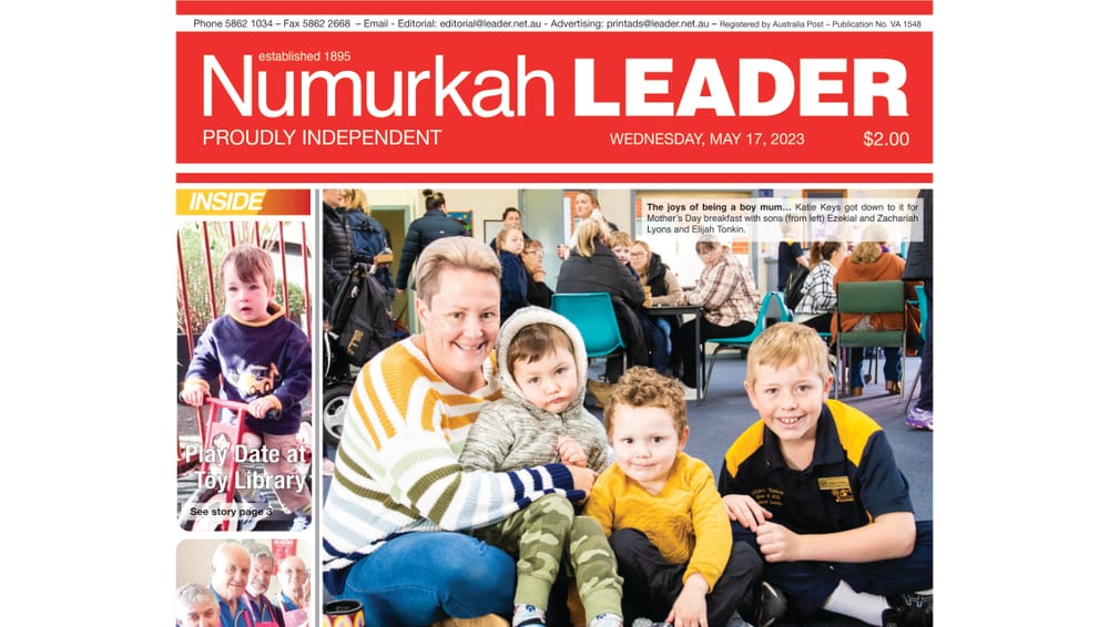 Numurkah Leader digital edition: May 17 2023 post image