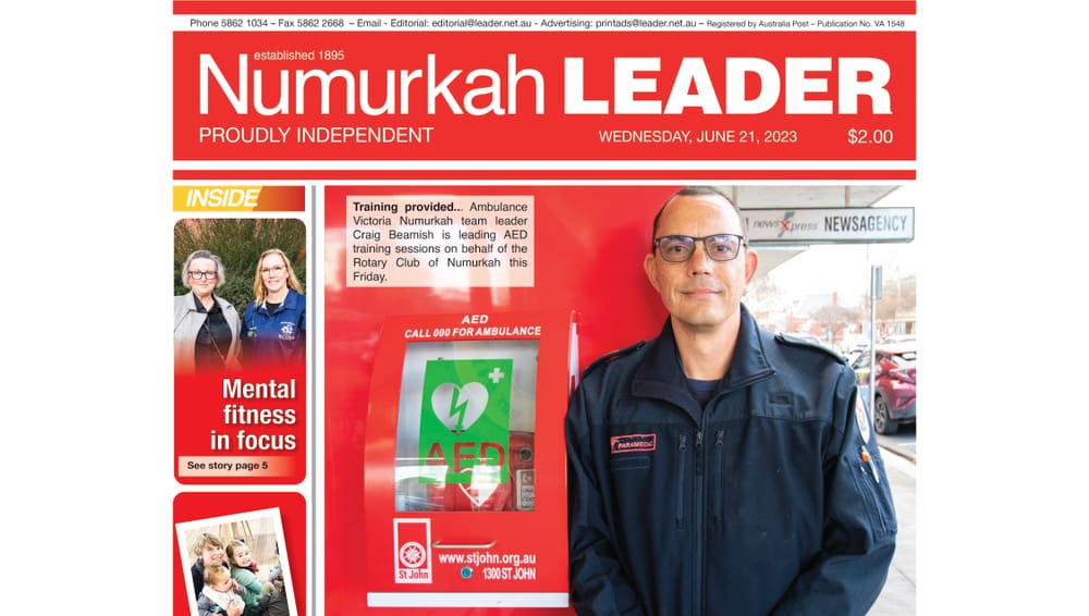 Numurkah Leader digital edition: June 21 2023 post image