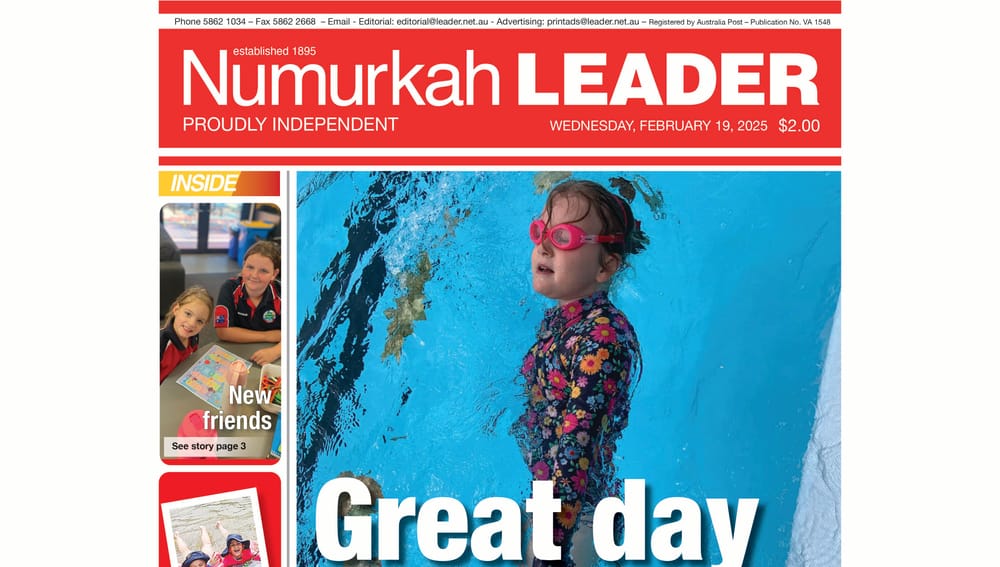 Numurkah Leader Digital Edition February 19 2025 post image
